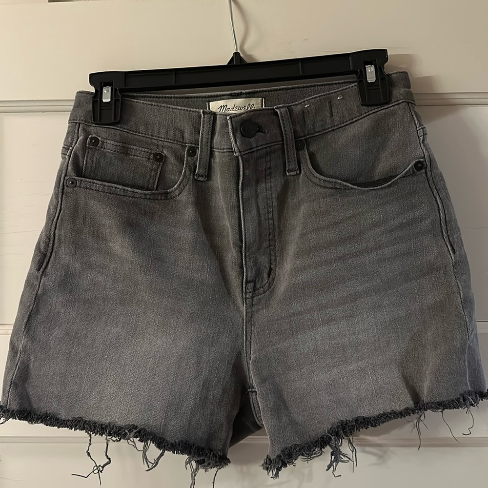 Madewell high rise shorts